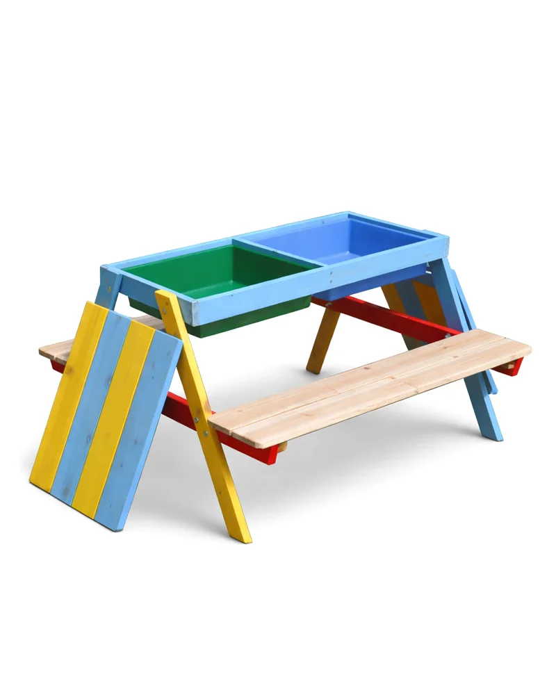 MESA PICNIC INFANTIL CON ARENERO