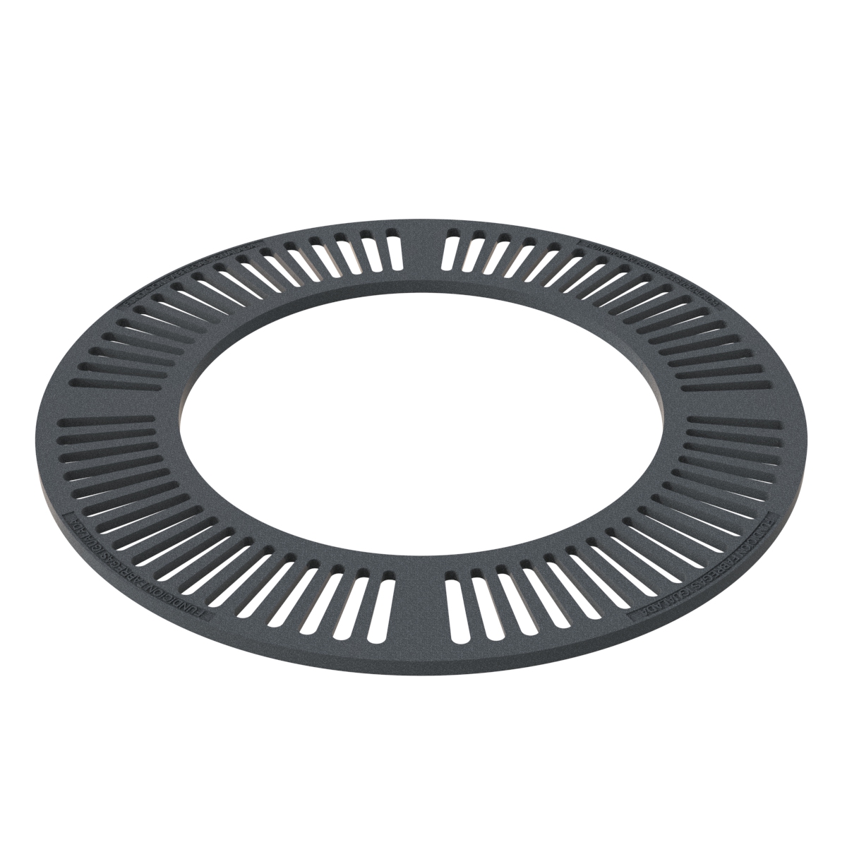 Alcorque circular en fundición, dividido en 4 piezas de medidas Ø1255