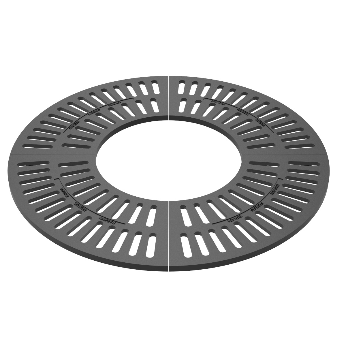 Alcorque en fundición de ø1000 mm.