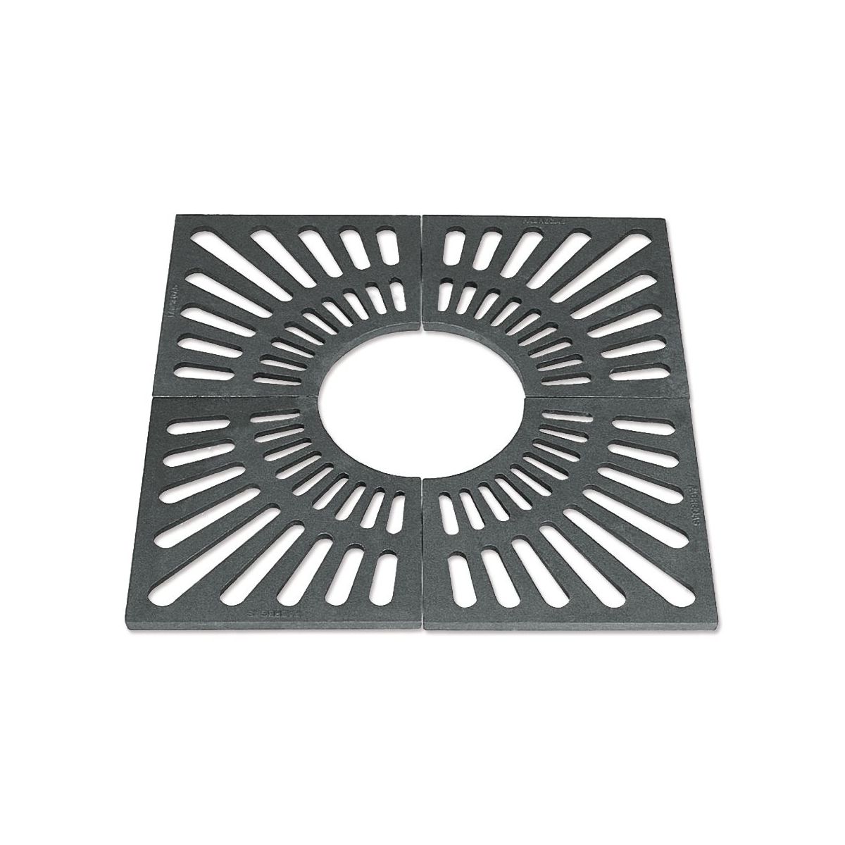 Alcorque cuadrado en fundicion de 1200×1200 mm