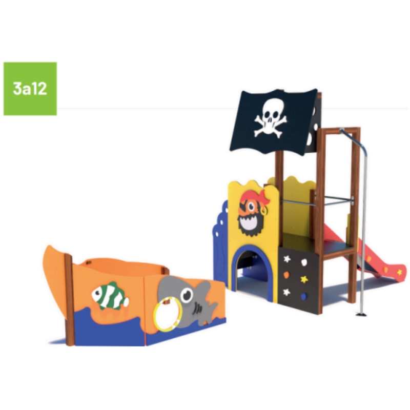 BARCO PIRATA VELA
